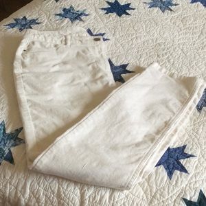 Chico’s Corduroy Jeans in Off White